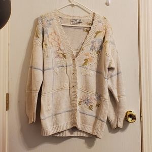 Vintage button-up sweater
